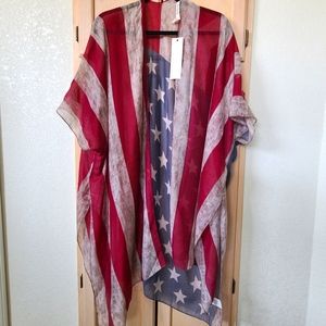 Americana Kimono Shawl